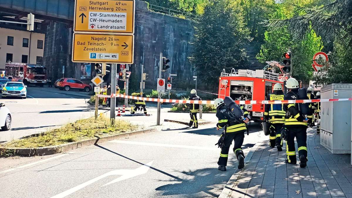 Gasleck in Calwer Bahnhofstraße: Feuerwehrleute haben „in 30 Jahren nie sowas erlebt“