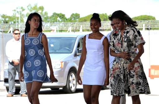 Zusammen mit ihren Töchtern Sasha und Malia reist US-First-Lady Michelle Obama derzeit durch Europa. Foto: ANSA