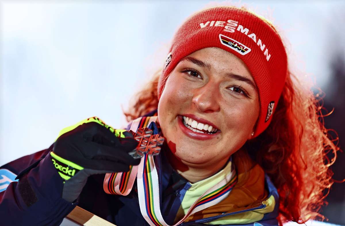 Nach der erfolgreichen WM plant Nathalie Armbruster ein erfolgreiches Wochenende in Oslo. Foto: Daniel Karmann/dpa