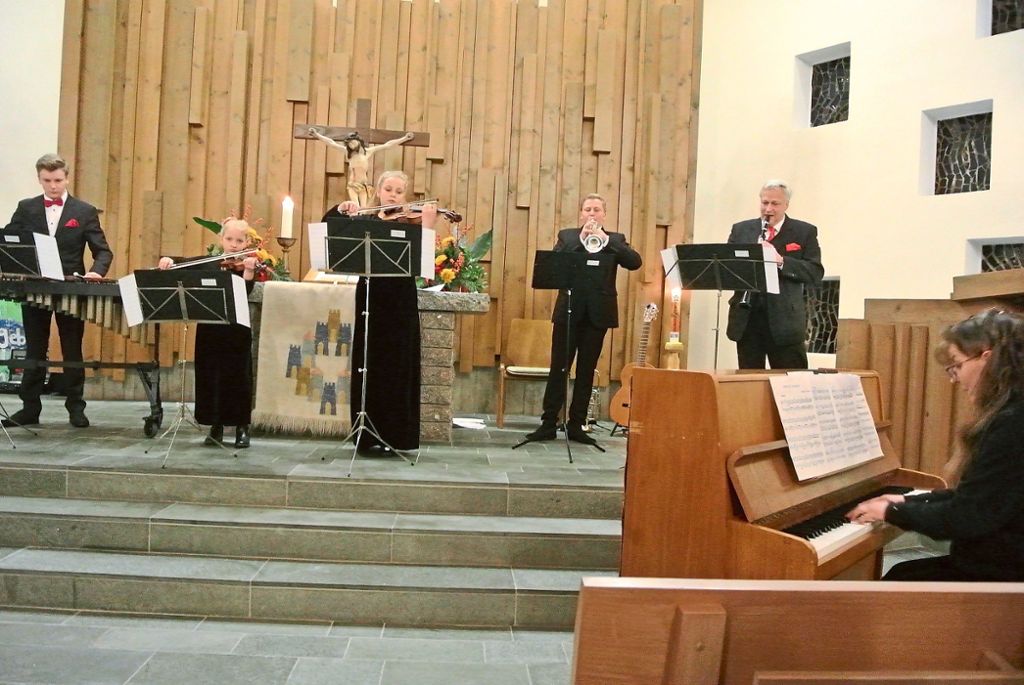 Die Wagners konzertierten in der Schwarzenberger Kirche  Foto: Braun Foto: Schwarzwälder Bote