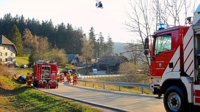 70-Jähriger nach Unfall in Schonach in Lebensgefahr