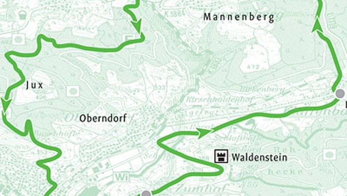 Von Rudersberg durch das Wieslauf- und Igelsbachtal