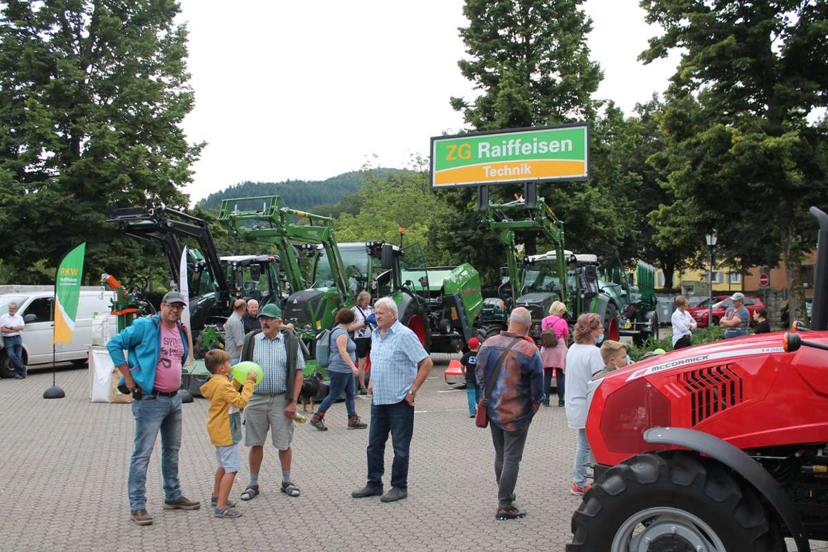 Am verkaufsoffenen Sonntag in Haslach war einiges geboten: Neben dem Schwarzwaldmarkt gab es auch einen Flohmarkt und eine Rinderschau.