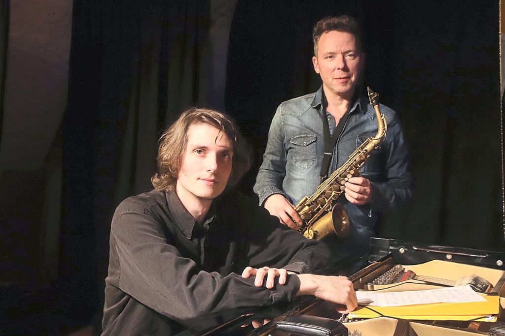 Saxofonist Daniel Daemen (rechts) und Pianist Lucas Leidinger setzten auf den Dialog ihrer Instrumente. Foto: Haberer Foto: Lahrer Zeitung
