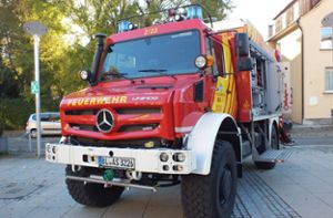 Für Waldbrände ebenso gewappnet wie für Hochwasser: das neue Tanklöschfahrzeug TLF 3000 Foto: Kistner