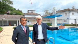 Aquapark auf dem Gelände des Bad Herrenalber Freibads?