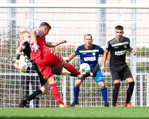 Nur wenige Torchancen hatte der FSV Mainz II gegen die TSG Balingen. Aber am Ende  gewannen die Rheinhessen doch mit 2:1.  Foto: Eibner