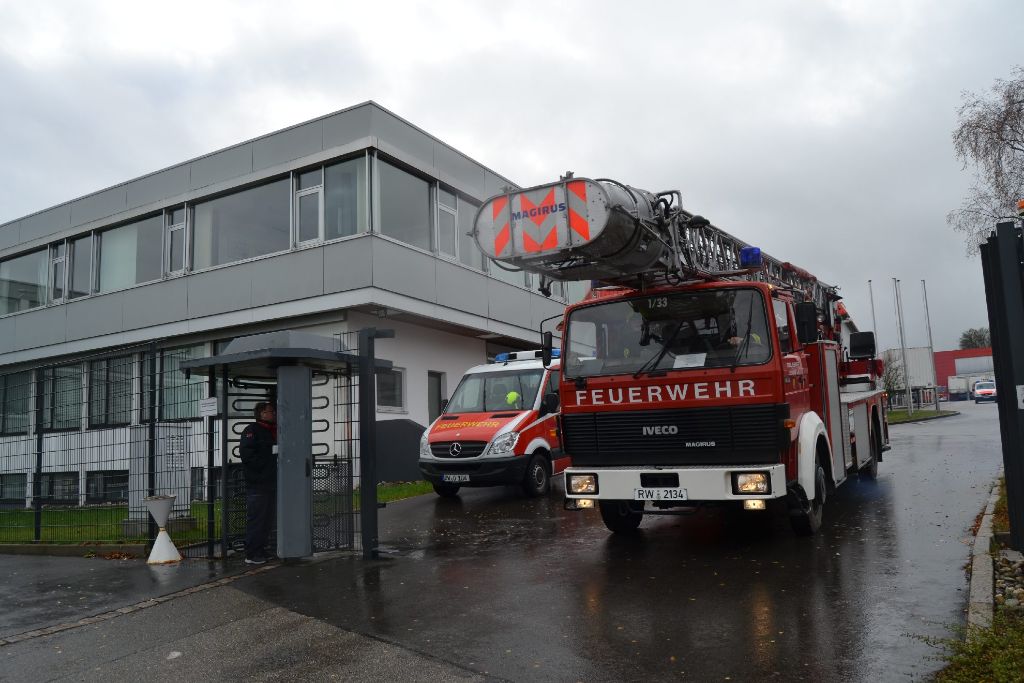 Bei der Firma Heckler & Koch in Oberndorf hat es am Samstagmorgen gebrannt.