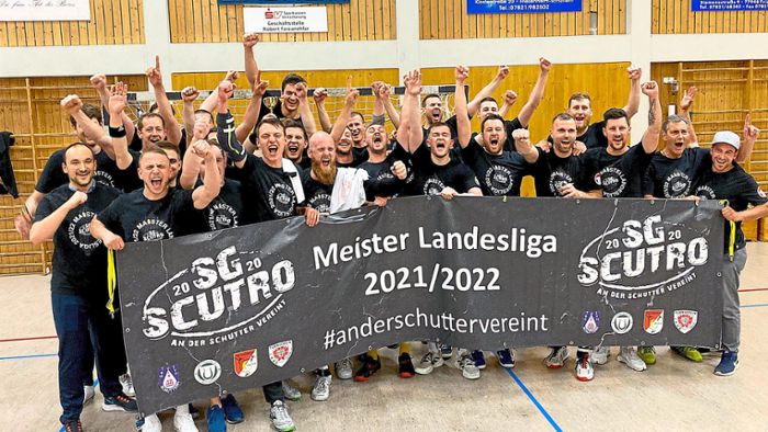 SG Scutro feiert die Meisterschaft in der Landesliga