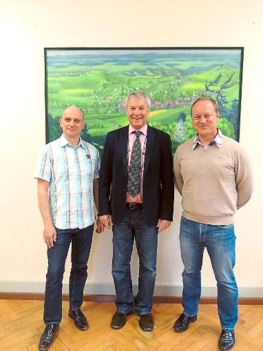 Martin Braun (von links), Georg Schloms und Joachim Jakob.  Foto: Schüle Foto: Schwarzwälder-Bote