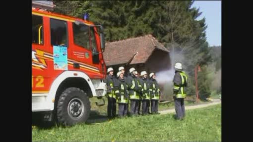 Zu diesem Einsatz rückten die Feuerwehrleute ausgesprochen gerne aus: An der Weiherhütte probte eine Löschgruppe der Feuerwehrabteilung Bad Rippoldsau den Ernstfall – für den Schwarzwaldmarie-Wettbewerb.