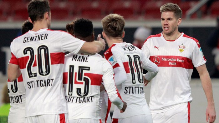 Terodde führt den VfB Stuttgart zum Sieg