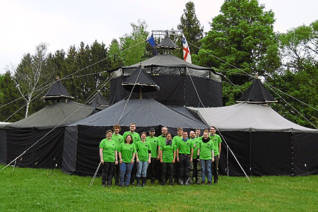 Mehr als zufrieden: Die Organisatoren des Pfadfindertreffs Hubraum.  Foto: DPSG Foto: Schwarzwälder-Bote