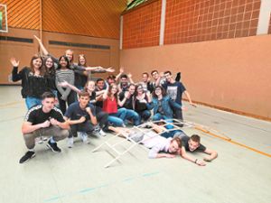 Die Klasse 10a des Schwarzwald-Gymnasiums Triberg freut sich über ihren Erfolg   beim Regionalentscheid des internationalen Mathemathikwettbewerbs in Oberndorf.  Foto: Schwarzwald-Gymnasium Foto: Schwarzwälder Bote