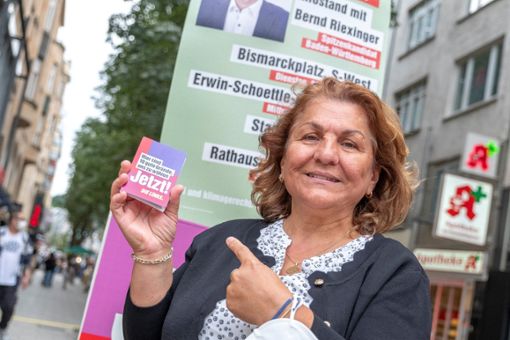 Die Bundestags-Kandidatin der Linken, Aynur Karlikli, setzt für die Rechte von Frauen und den Frieden ein. Foto: Die Linke