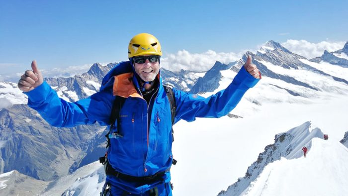 Jürgen Behr begibt sich auf eine gefährliche und herausfordernde Bergtour