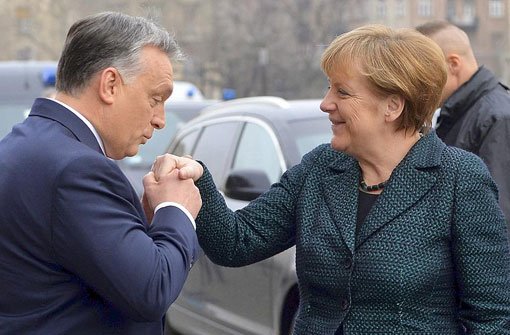 Bundeskanzlerin Angela Merkel ist am Montag mit dem ungarischen Ministerpräsidenten Viktor Orban zusammengetroffen. Foto: dpa