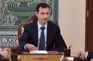 Syriens umstrittener Präsident Baschar al-Assad Foto: dpa