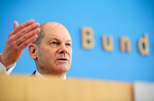 Finanzminister Olaf Scholz will für dieses Jahr und 2022 weiter Schulden machen. Foto: AFP/HANNIBAL HANSCHKE