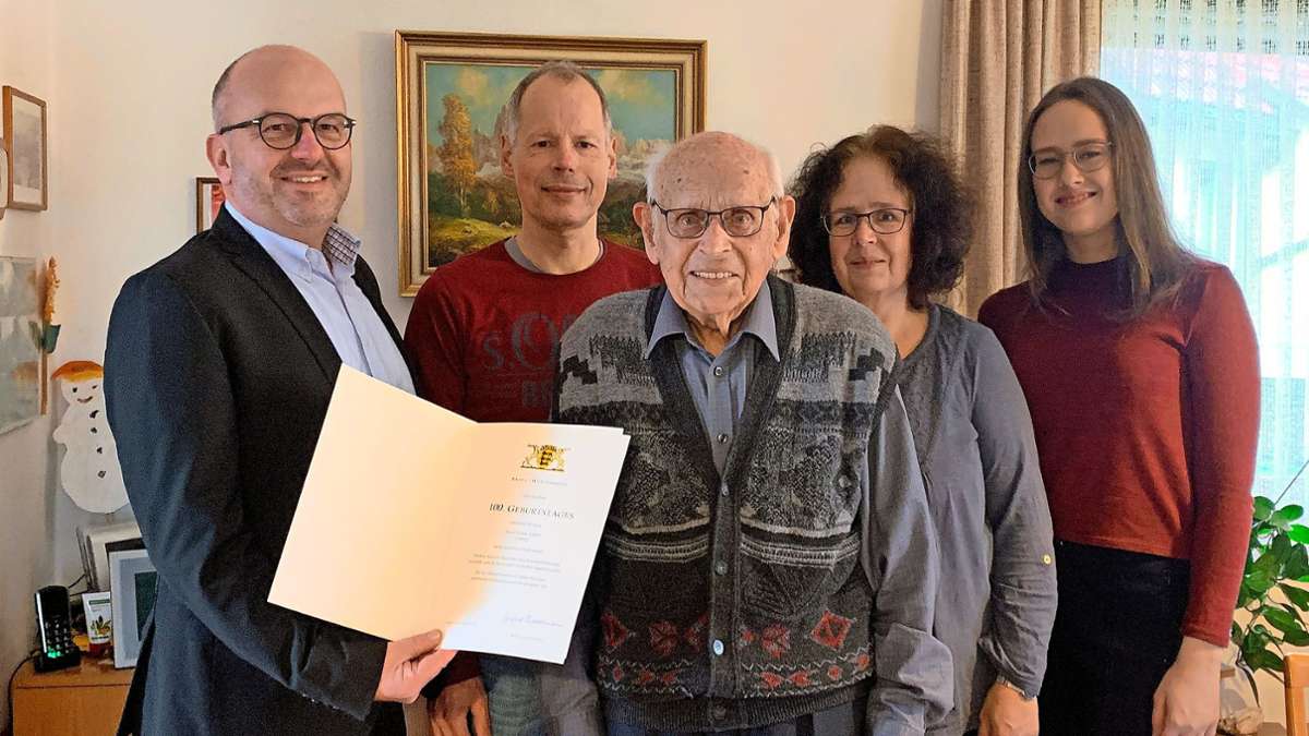 100. Geburtstag: Christian Schaber ist der älteste Loßburger