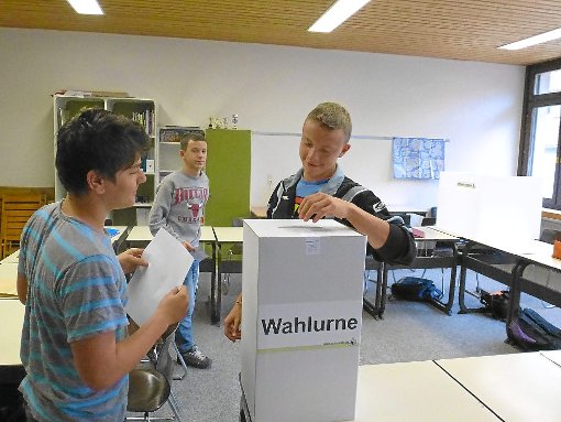Für die Juniorwahl gib’s spezielle Wahlurnen. Foto: Schule Foto: Schwarzwälder-Bote