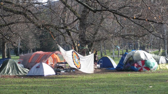 Parkbesetzer lassen Zelte stehen