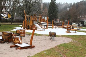Der Altensteiger Stadtgarten soll mit einem hochwertigen Flößerspielplatz aus seinem Dornröschenschlaf geholt werden. Foto: Köncke Foto: Schwarzwälder Bote