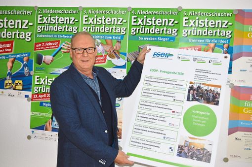 Wirtschaftsförderer Gunnar von der Grün stellt  die von ihm zusammengestellte EGON-Vortragsreihe für das Jahr 2020 vor. Foto: Bantle Foto: Schwarzwälder Bote