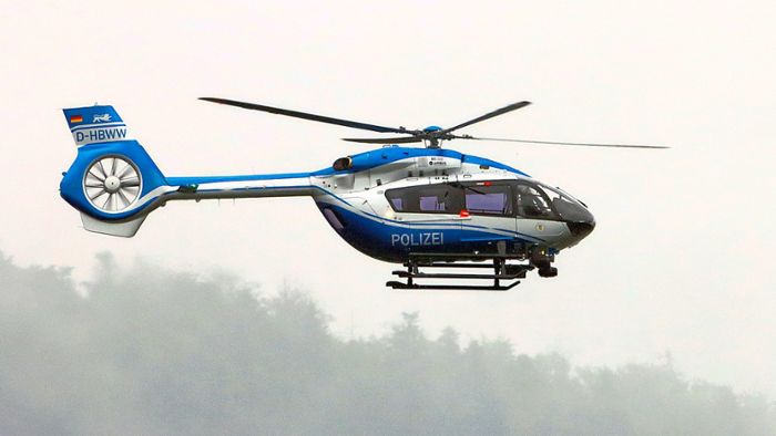 Hubschrauber kreist über Vöhringen und Wittershausen