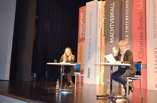 Susanne Abel las bei den Albstädter Literaturtagen aus ihren Werken. Foto: Gerstenecker