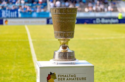 Das ist das Objekt der Begierde, der WFV-Pokal, den sich in der Vorsaison die TSG Balingen geschnappt hat. Foto: Eibner