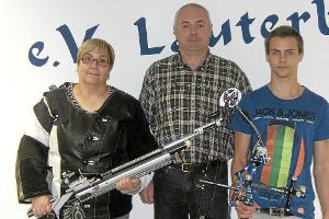 Die DM-Teilnehmer des SV Tell Lauterbach: Andrea Schulze, Peter Brunner und Marco Eberhardt (von links). Foto: Schwarzwälder-Bote
