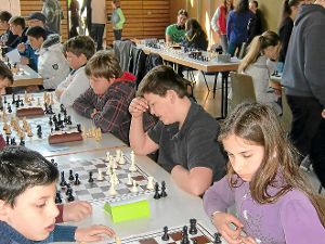 Die Schachgemeinschaft des Diasporahauses und der Gemeinschaftsschule Rangendingen/Hirrlingen hat bei den Schul-Landesmeisterschaften den dritten Platz belegt.  Foto: Harrer Foto: Schwarzwälder-Bote