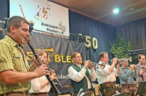 250 Jahre Blasmusik in Binsdorf  wurde über ein ganzes Wochenende gefeiert. Foto: Breisinger