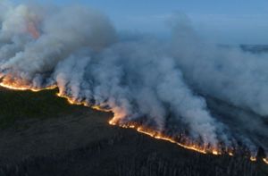 In Kanada brennen seit Wochen die Wälder. Die Auswirkungen zeigen sich nun auch in Deutschland. Foto: BC Wildfire ServiceX/Uncredited