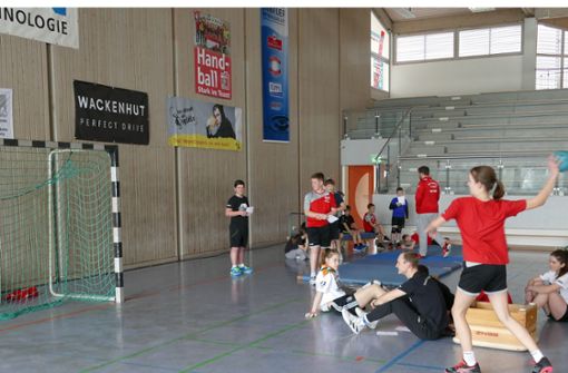 Handballwoche beim TSV Altensteig in der Eichwaldhalle. Foto: Stadler