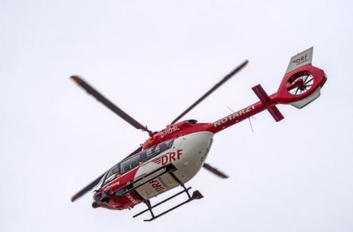 Ein Hubschrauber brachte den beatmeten Covid-Patienten von Freudenstadt in die Uniklinik Freiburg. Foto: Heidepriem