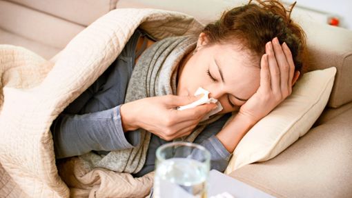 Kopfweh, Gliederschmerzen und Reizhusten sind typische Influenza-Symptome. Foto: © Subbotina Anna - stock.adobe.com/Anna Subbotina