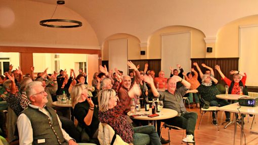 Das Publikum hatte beim Abend mit Martin Fromme seinen Spaß. Foto: Holzer-Rohrer