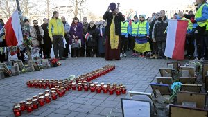 Ukraine gedenkt der Toten