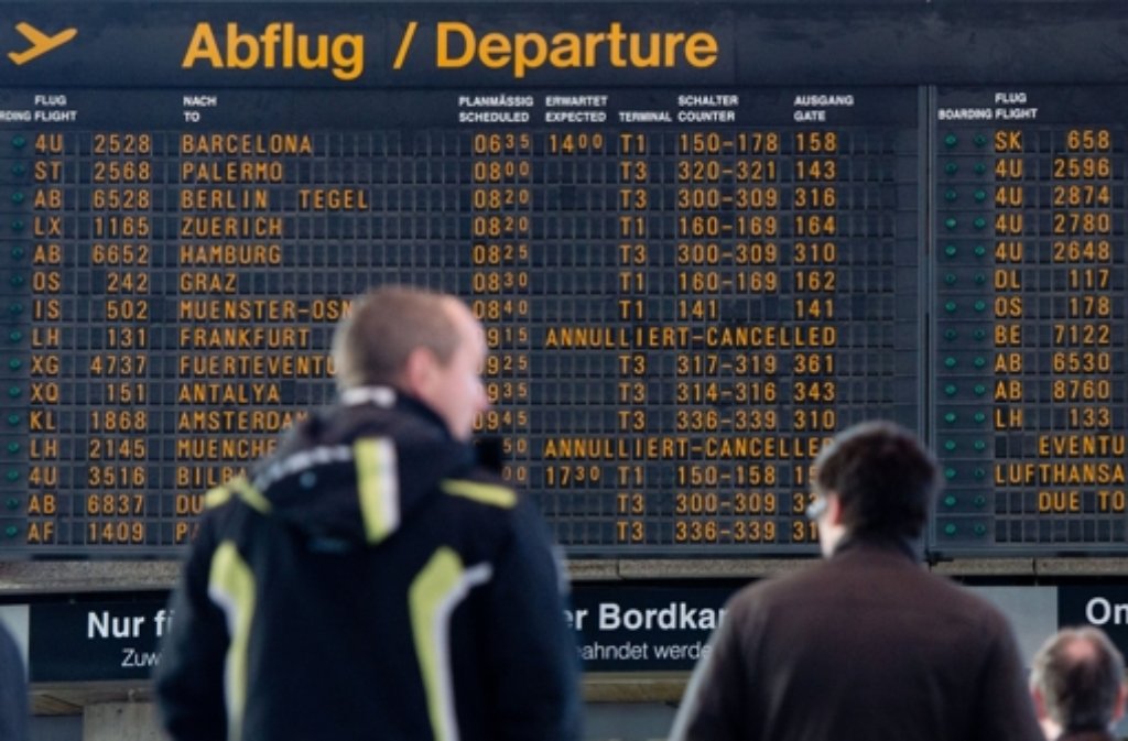 Am Samstag fallen laut Airport Stuttgart keine Lufthansa-Flüge in der Landeshauptstadt aus. (Archivfoto) Foto: dpa