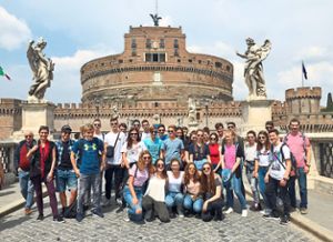 Ihre Studienfahrt hat 30 Schüler  des Progymnasiums Rosenfeld nach Rom geführt. Foto: Breithaupt Foto: Schwarzwälder Bote