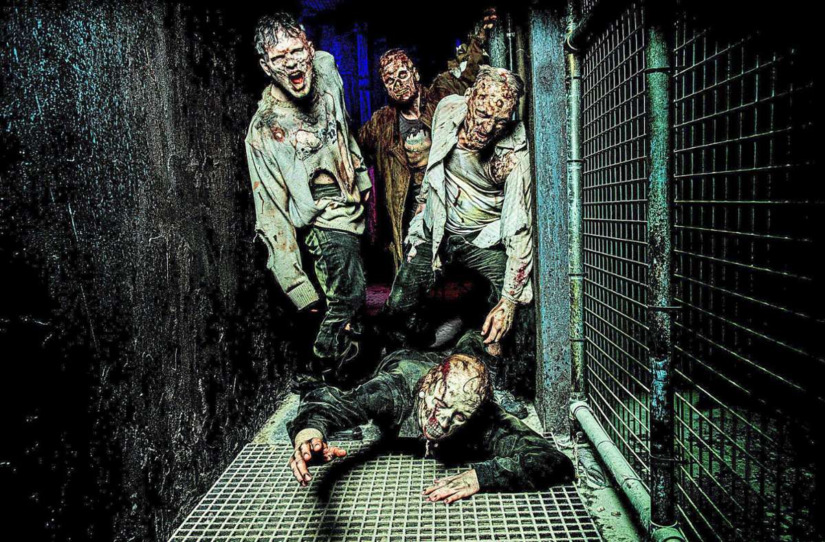 Zombies warten auch in diesem Jahr wieder auch die Besucher des Europa-Park-Events Traumatica. Foto: Europa-Park