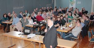Die zehnte Bürgerversammlung der Ortschaftsverwaltung Salzstetten am vergangenen Sonntag war bestens besucht. Foto: Wagner Foto: Schwarzwälder-Bote