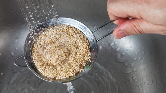 Quinoa waschen: Anleitung