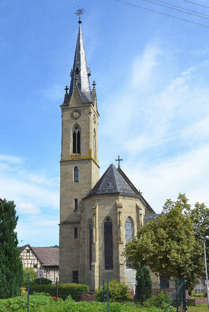 Die Kirche ist das Schmuckstück von Altoberndorf. Fotos: Wagner