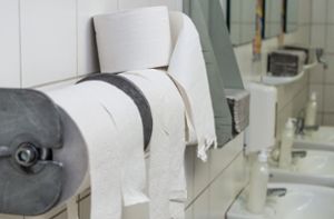 Toilettenpapier vorhanden? Nicht in jeder deutschen Schule ist das in WCs selbstverständlich. Foto: Imago/Funke Foto Service