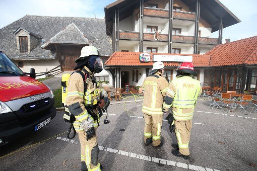 Ein brennender Wäschetrockner hat am Dienstagmittag einen Feuerwehreinsatz in Herzogenweiler ausgelöst. Foto: Marc Eich