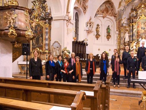 15 Titel stehen auf dem  Programm des Laetita-Chors in der St.Urban-Kirche. Foto: Ciubotaru Foto: Schwarzwälder Bote