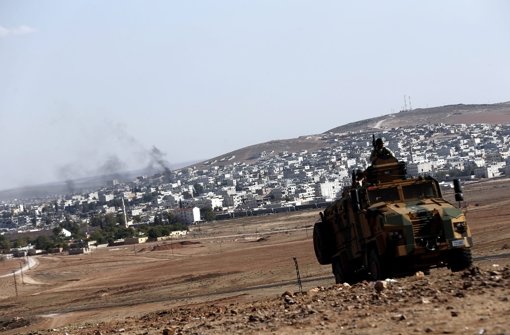 Die heftigen Kämpfe zwischen den Kurden und der Terrormiliz IS um Kobane gehen weiter.  Foto: dpa